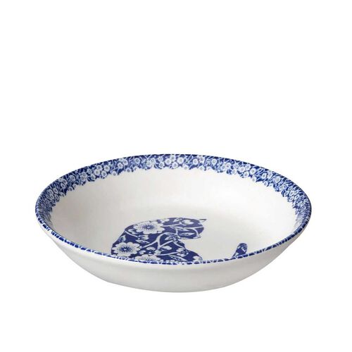 Burleigh Blue Calico Cat Butter Pat